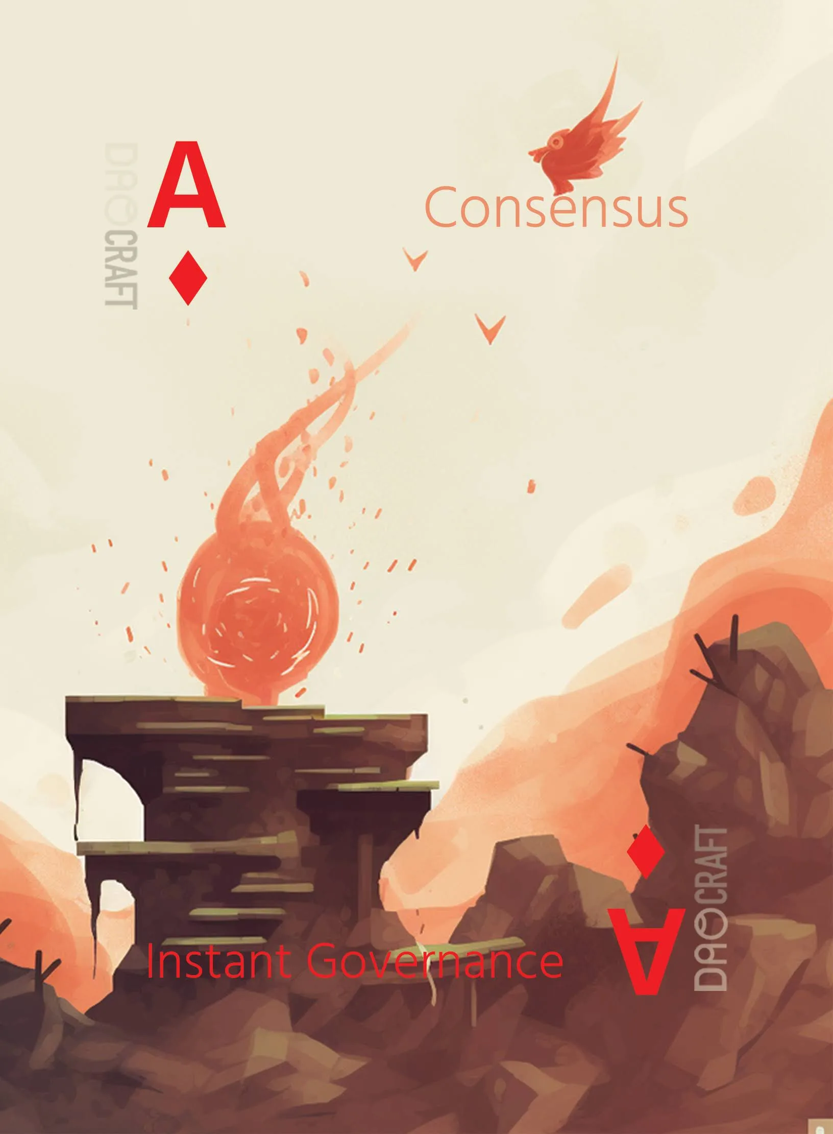 The Instant Governance card: A ♦ of Consensus