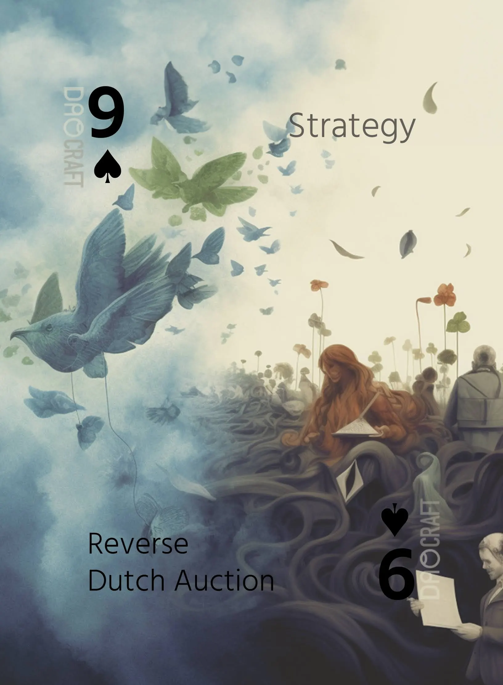Reverse Dutch Auction, 9 ♠ of Strategy